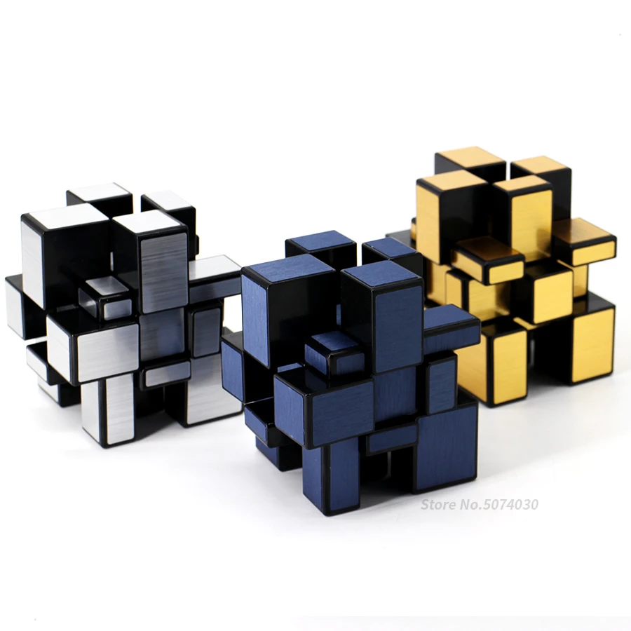Qiyi зеркальный куб головоломка третий заказ в форме зеркала Детская креативная