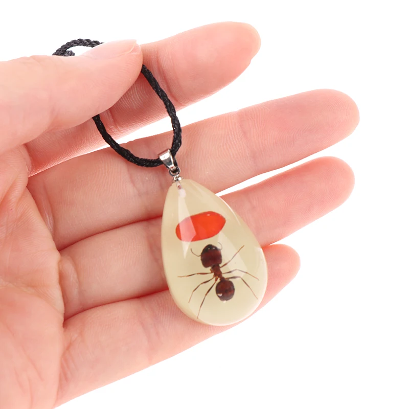 2021 Vintage Scorpion Chain Necklace Bronze Blue Women Jewelery Natural Insect Pendants Bohemian Custom Boho Jewelry | Украшения и