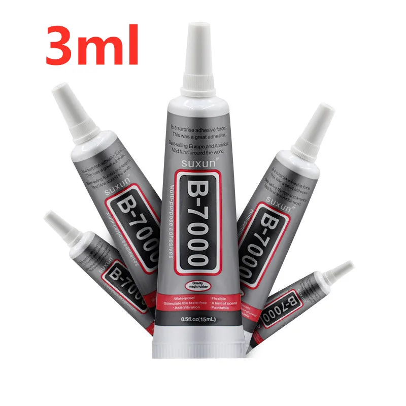 1Pcs 3ml B-7000 Glue Multi Purpose Adhesive Epoxy Resin Repair Cell Phone LCD Touch Screen Super B 7000 | Обустройство дома