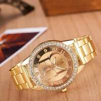 reloj mujer new brand famous luxury watch women fashion crystal dress quartz watches women stainless steel hot watches 2020