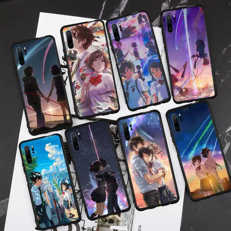 

Japanese anime your name Phone Case For Huawei P 20 30 40 lite pro smart 2019 honor 10 i lite 8x nova 5t mate 20 pro funda