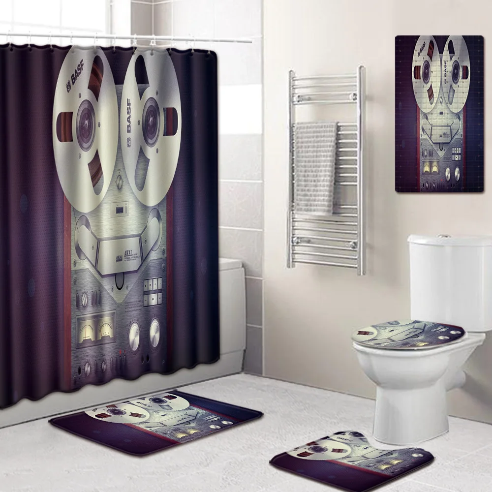 Economici 3d Tenda Della Doccia Di Moda Sole Vista Spiaggia Del Mare Da Bagno Impermeabile Tenda Della Doccia Bagno Di Casa Bagno Decorazione Tappetini Set Bb50