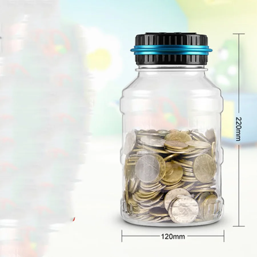 Креативная безопасная копилка для денег электронная цифровая Безопасная