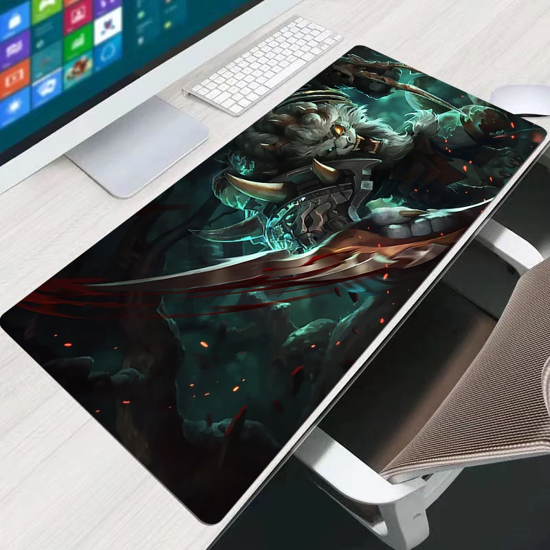 

LOL game Anime Mousepad Large Gamer Mouse Pad xxl Pattern Big Keyboard Desk Gaming Anime Mouse Mat 900x400 Rubber Tapis Souris