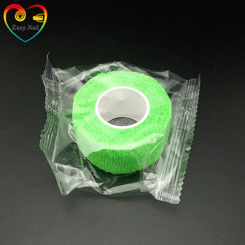 EasyNail 1 Roll 2.5cmx4.5m coban latex free nonwoven elastic self adhesive adherent cohesive Wrap Finger Bandage tender Tape