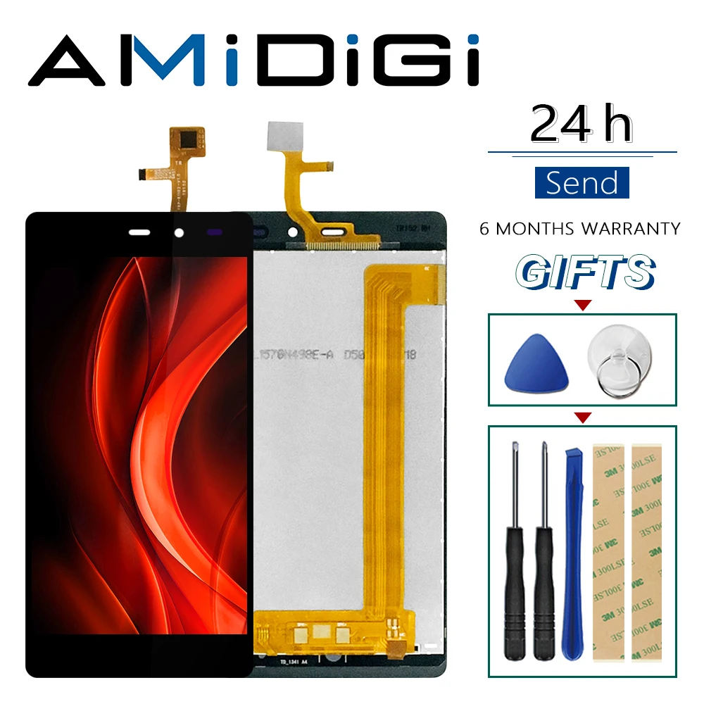 4 97 ''для Leagoo Z6 ЖК-дисплей + кодирующий преобразователь сенсорного экрана в