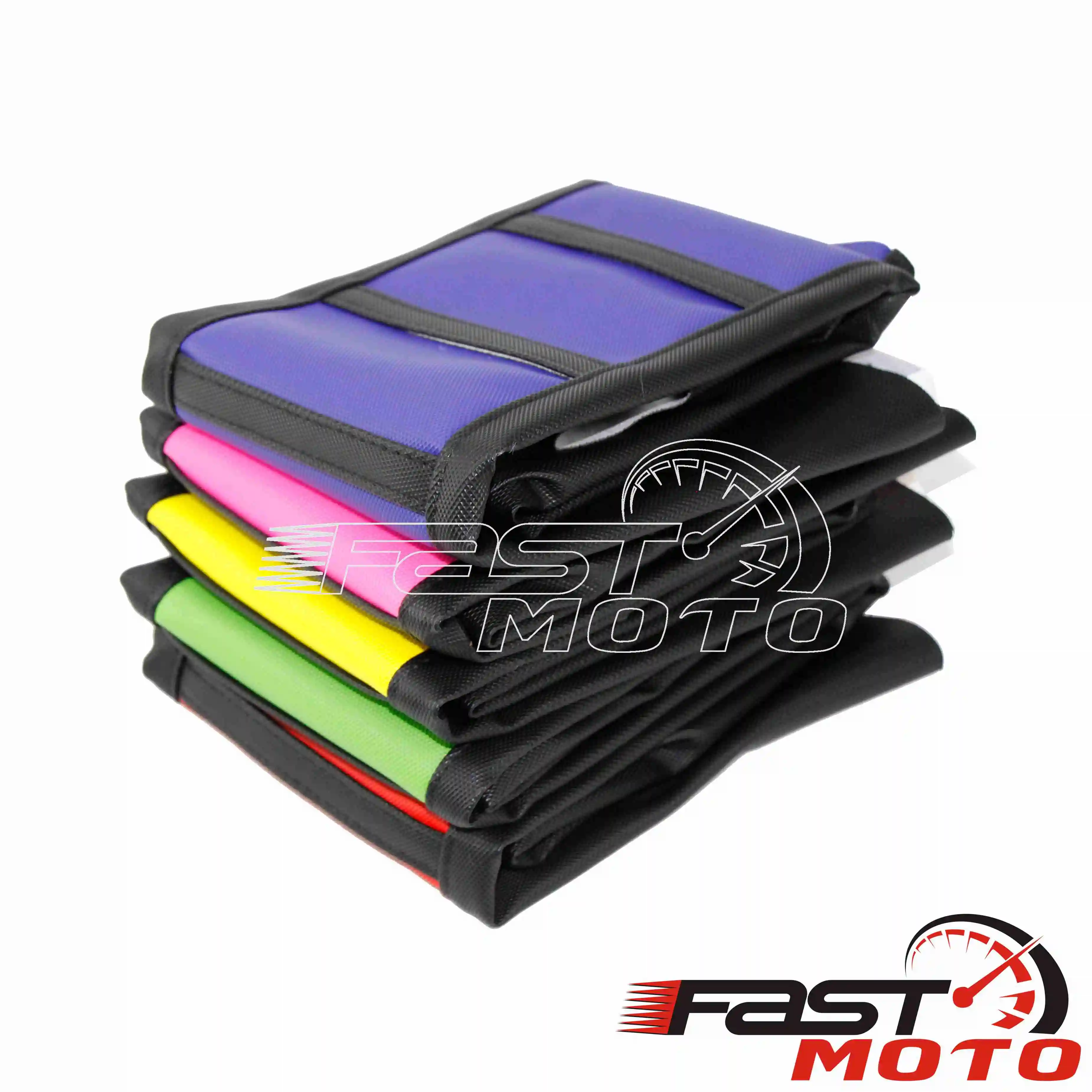 Розовая/черная накладка на сиденье для мотокросса в полоску Yamaha YZ85 TTR125 YZ250F TM250 TM80