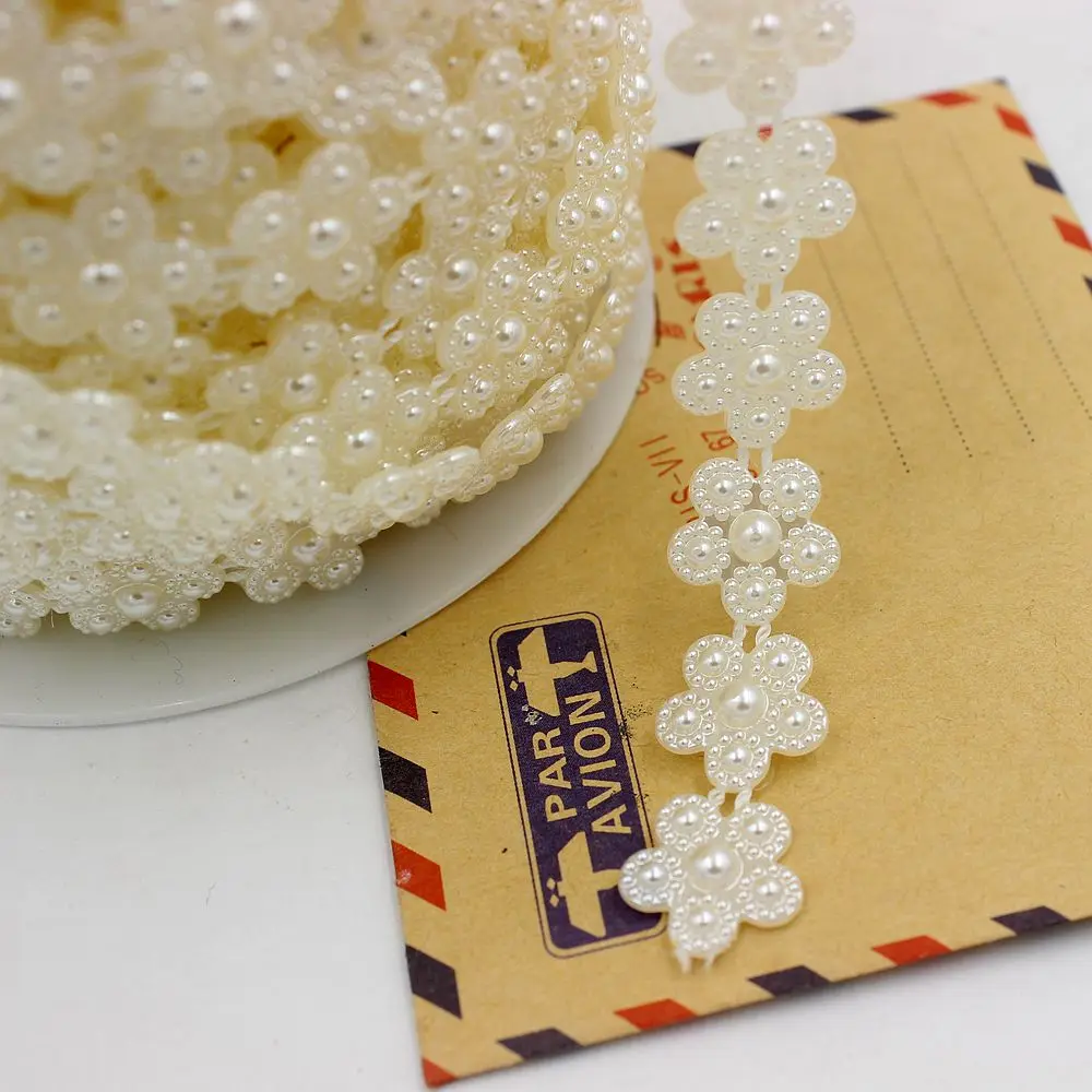 Разноцветные Бусины из АБС-пластика 4-15 м имитация жемчуга отделка цепочки для