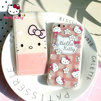 hello kitty silicone anti drop fashion luxury case for iphone12 12pro 12promax 11 pro 11promax mini x xs xr 7 8 plus cover