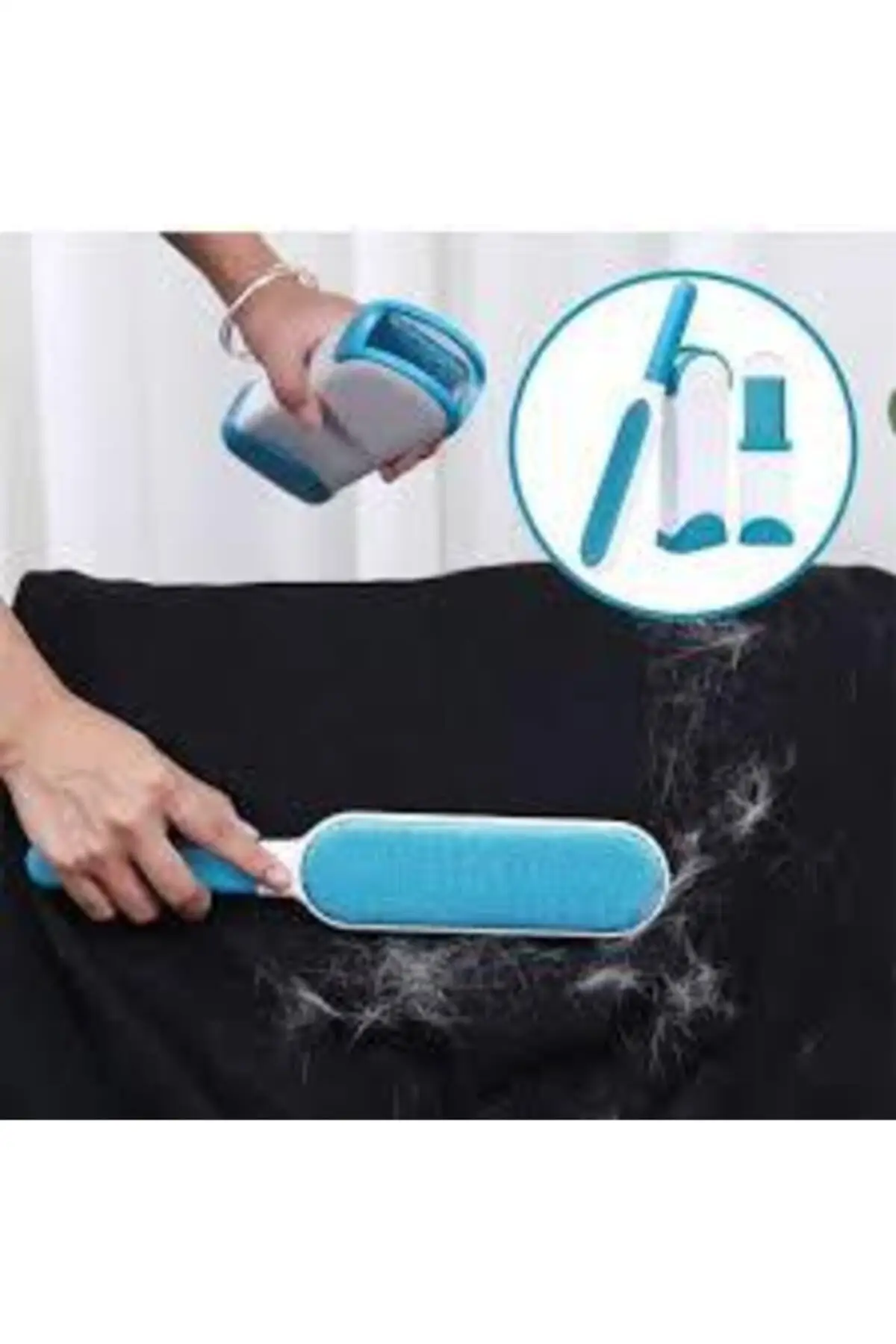 

Hurricane Fur Wizard Pet Hair, Lint, fur & Cat Hair Remover Fur Wizard Self-Cleaning Dust-feather Collection Brush Set