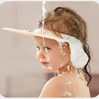 kid shampoo cap adjustable baby shower hat hair washing shield for ears eyes baby bath visor for toddlers kids infants