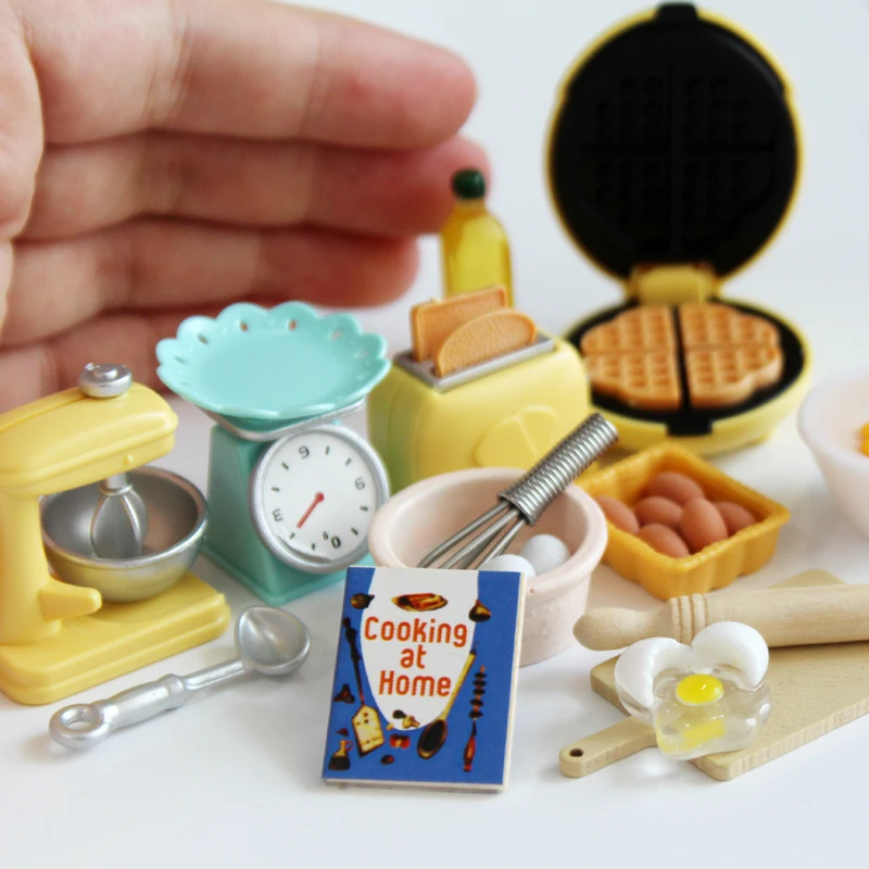 Фото Миниатюрный Кукольный домик 1/12 года для выпечки кулинарии ролевых игр