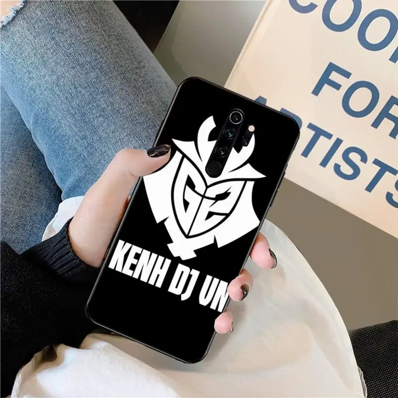 HPCHCJHM G2 Esports Club Black TPU Soft Phone Case Cover for Redmi Note 8 8A 7 6 6A 5 5A 4 4X 4A Go Pro Plus Prime | Мобильные