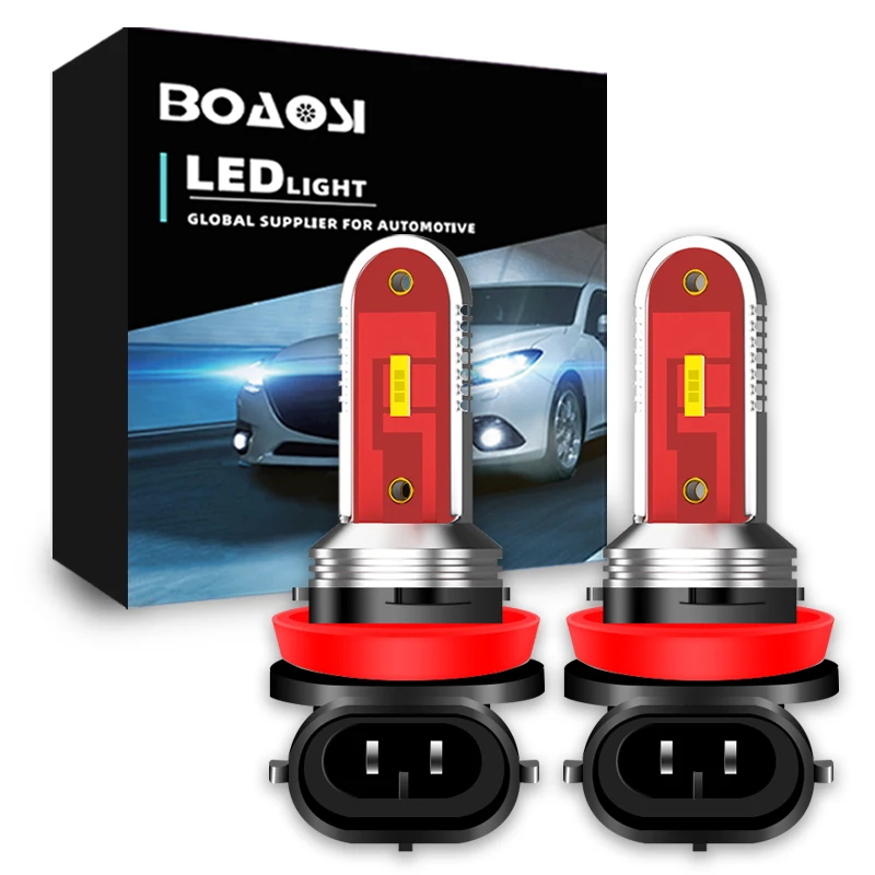 

2x H17 H11 H8 9006 HB4 высокое качество CSP LED авто противотуманные фары Автомобильная противотумансветильник фара Противотуманные фары 6500K белый