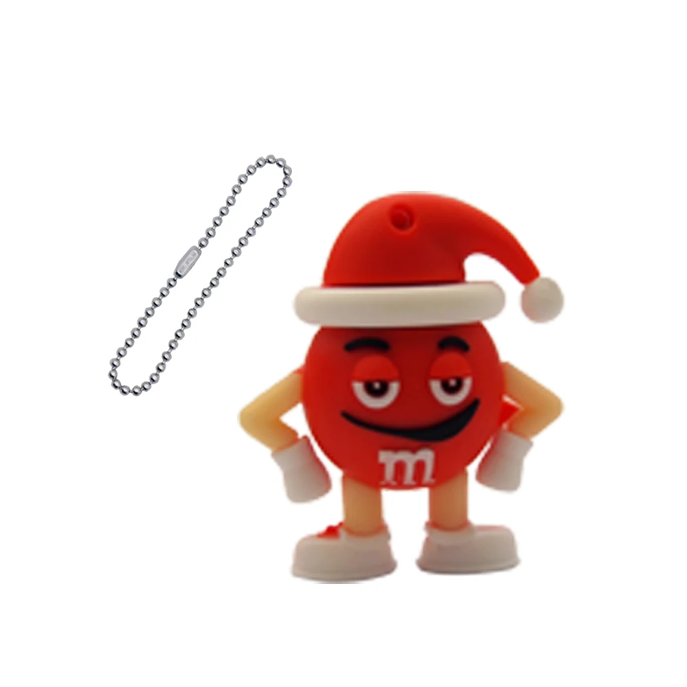 USB-накопитель usb-кабель с Санта-Клаусом 32/64 ГБ 128 Мб Рождественская серия подарок