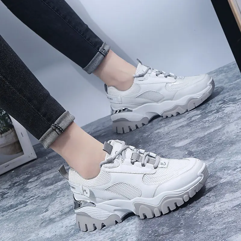 

Fashion old shoes 2020 spring and autumn new thick-soled breathable women's shoes all-match casual sports shoes X368