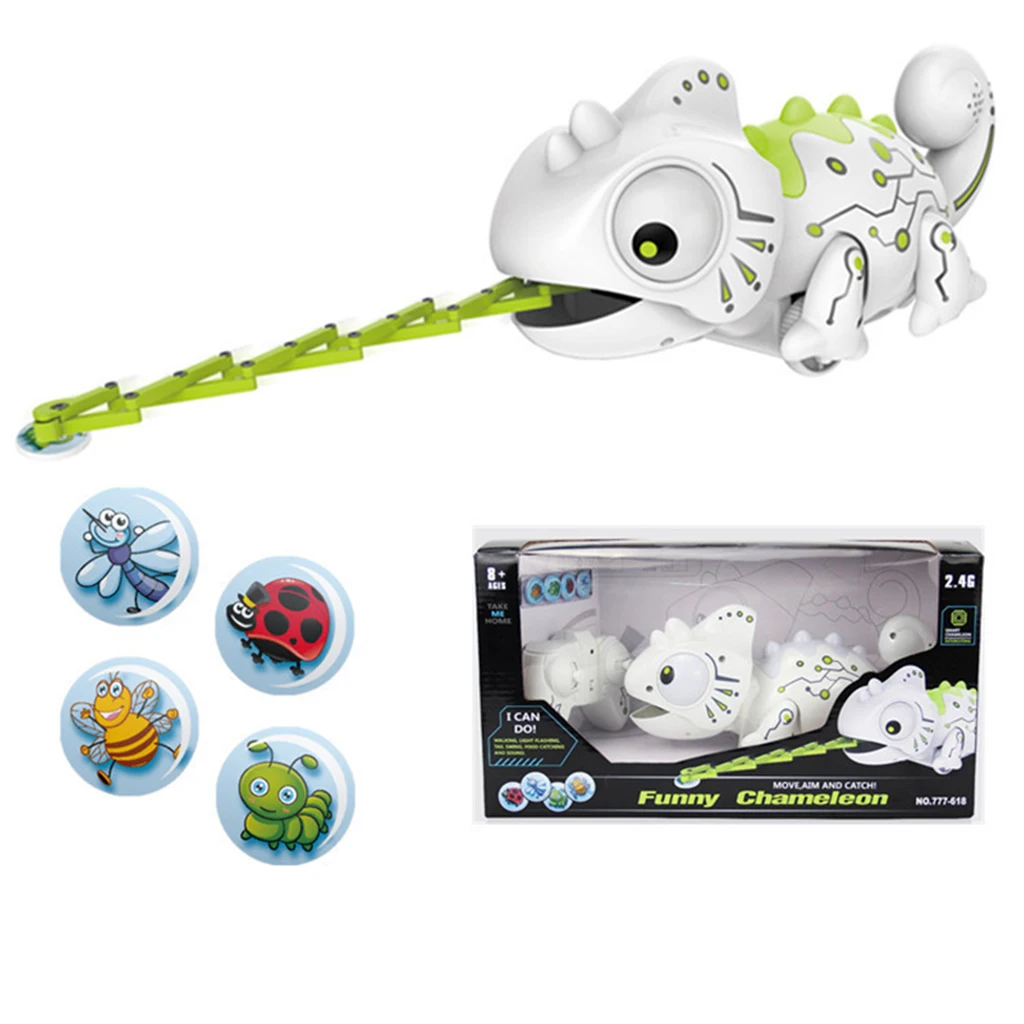 

Realistic Remote Control Chameleon Color Changing Electronic Pets for Kids