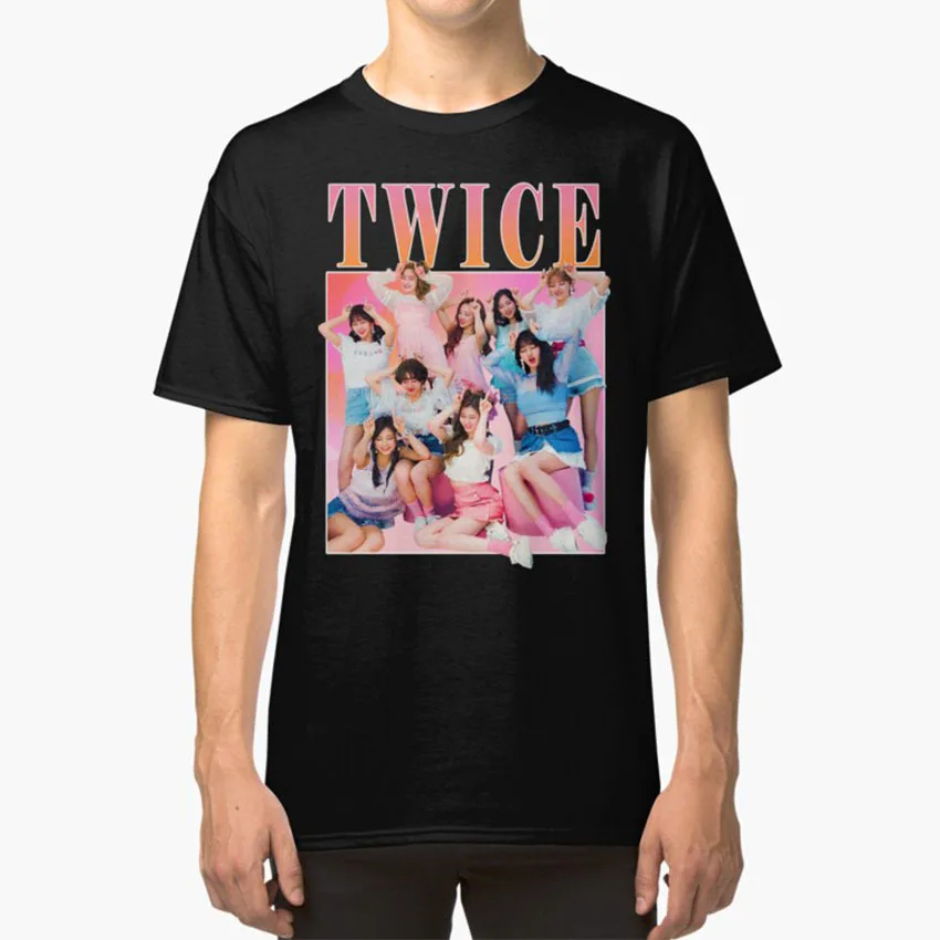 

Двойная футболка, двойная футболка, двухслойная Nayeon Мина Jihyo Sana Chaeyoung Dahyun Tzuyu Jeongyeon Momo