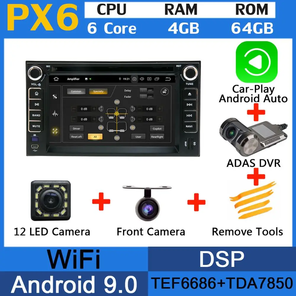 PX6-CarPlay-ADAS Восьмиядерный 4G+ 64G Android 9,0 5 USB порт для Kia Cerato S port age Sorento Rondo Carens Magentis Optima автомобильный Радио gps Navi DSP - Цвет: PX6-CarPlay-ADAS