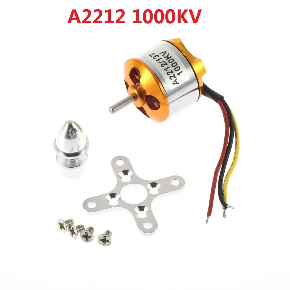 1 шт. A2212 бесщеточный мотор 930KV 1000KV 1400KV 2200KV 2700KV для RC самолета мульти-коптер внешний