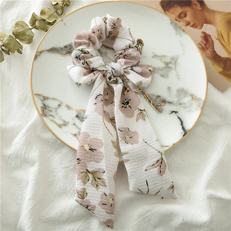 Корейские бантики модная тиара атласные резинки для волос женские завязка на