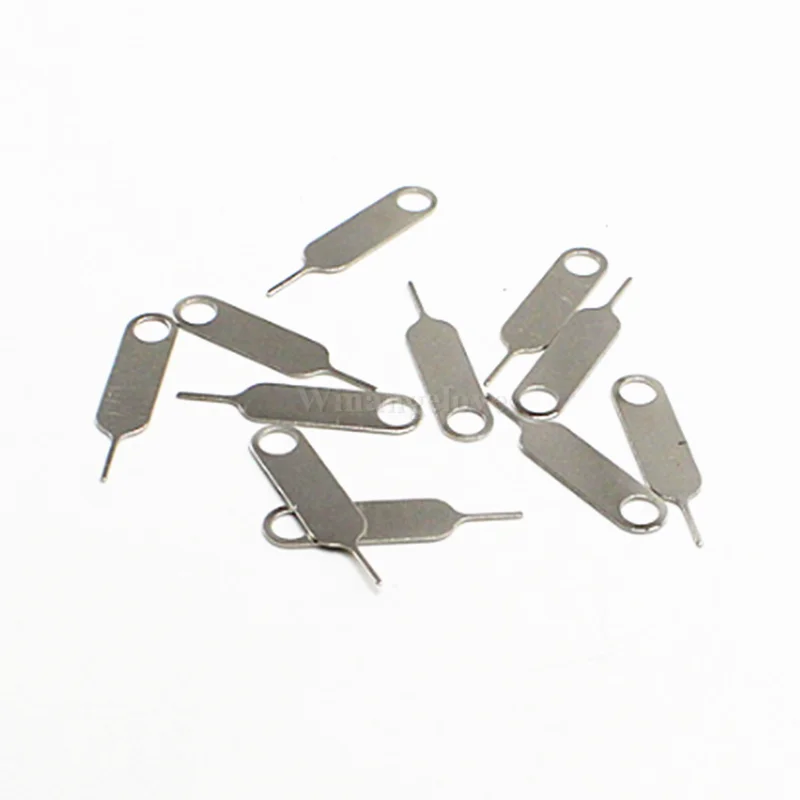 1000 pcs Sim Card Removal Tool Tray Eject Pin Ejector Needle Pin Key Remover for iPhone 12 11 X 8 7 6 Plus iPad iPod