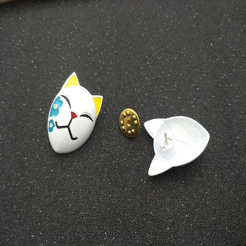 Эмалевая Булавка С блестком призрака брошь на пуговицах в стиле аниме