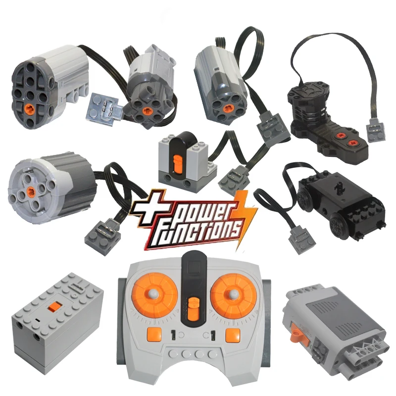 Motor multifunci&oacute;n de alta tecnolog&iacute;a, herramienta 8293 8883, Motor de tren Servo, juegos de modelos PF, bloques de construcci&oacute;n compatibles con todas las marcas-0
