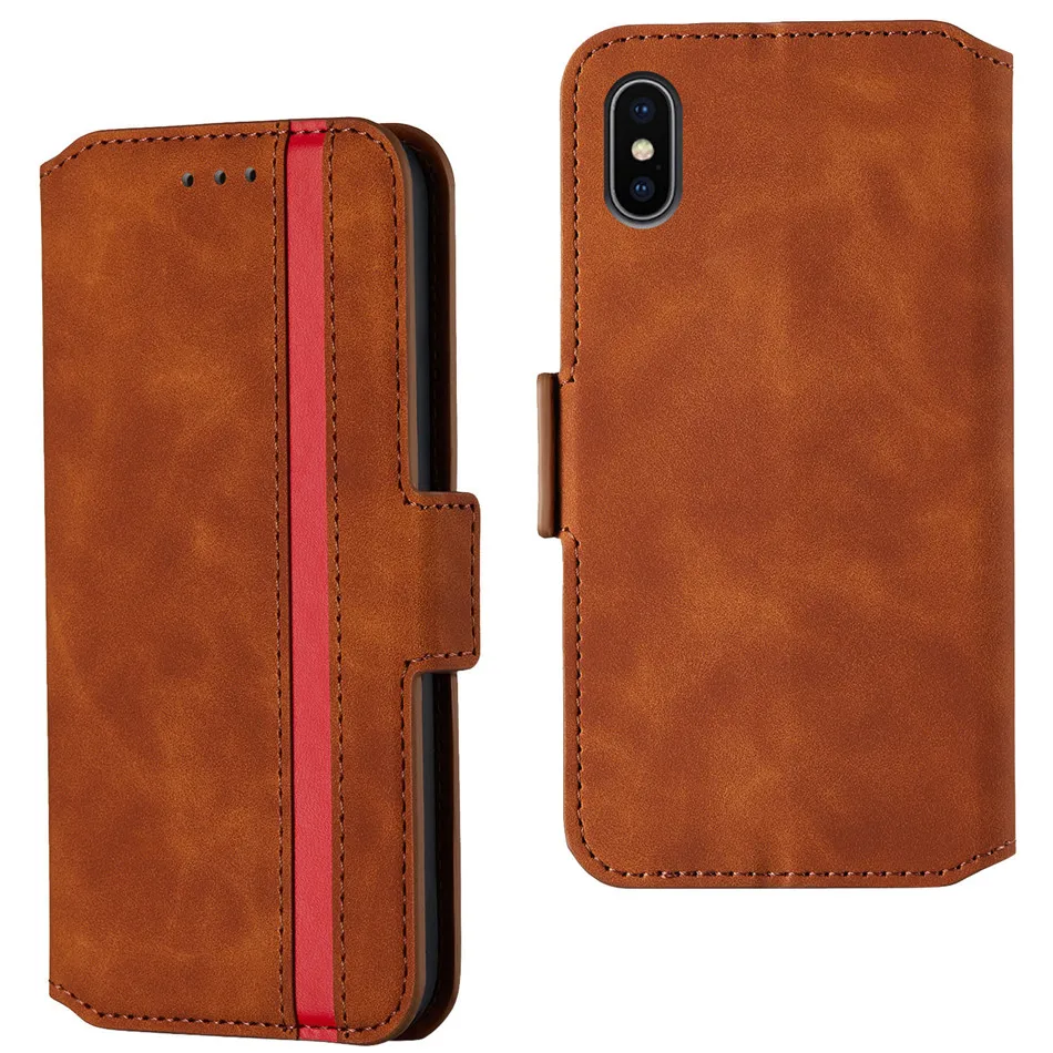 

Suitable For iphone phone X 11Pro Max 11Pro 11 12Pro Max 12Pro 12Mini 12 XS Max Retro Flap Leather Shell phone case camera cover