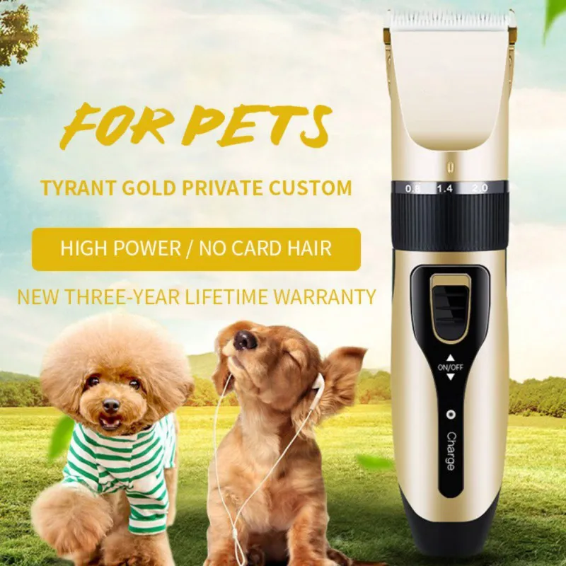 

Электрический USB триммер для домашних питомцев, профессиональный триммер для стрижки шерсти собак, Груминг домашних питомцев (без смазочно...