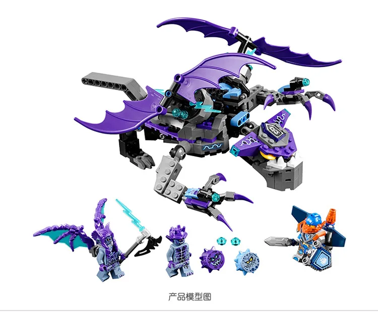 335 шт гелигойл фигура Nexus строительные наборы блоки кирпичики город игрушки для