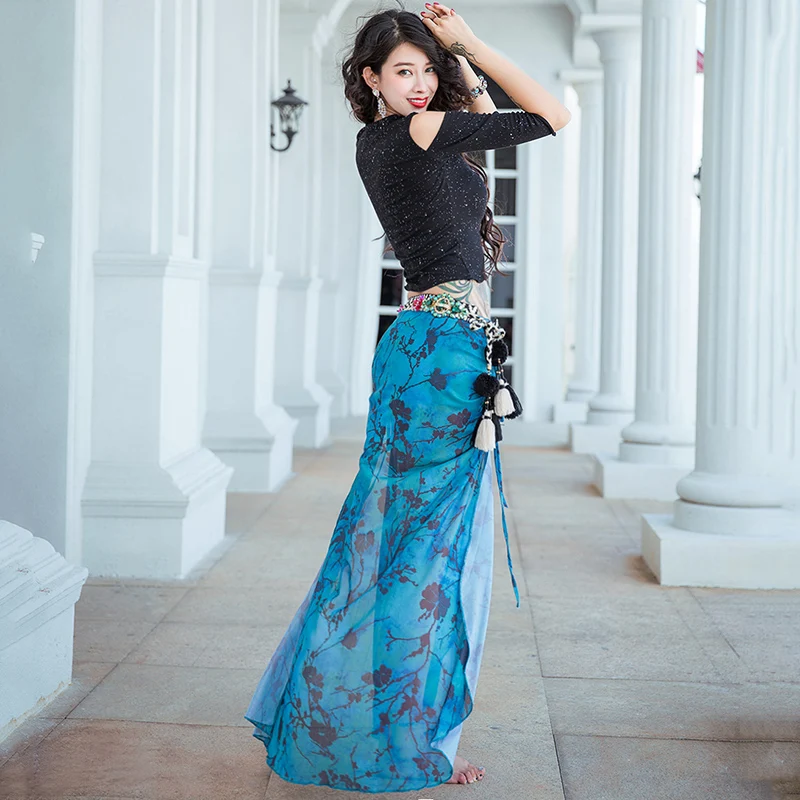 Женская одежда для танца живота новая юбка взрослых восточных и индийских танцев