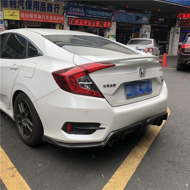 Спойлер заднего крыла для HONDA civic 2016 2018 Civic MC из высококачественного АБС