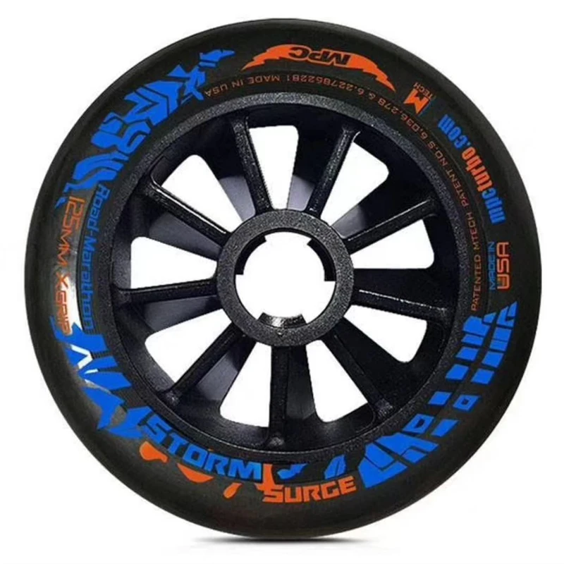 Дождевая ручка роликовые коньки черные 90 мм 100 110 мм|Детали и аксессуары для