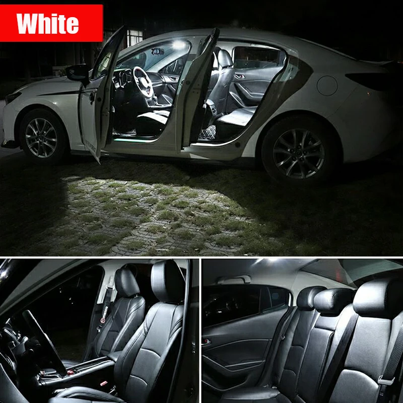 Для Mitsubishi Galant 1988-2011 2012 белые светодиодные с Canbus салона комплект ламп led гирлянда