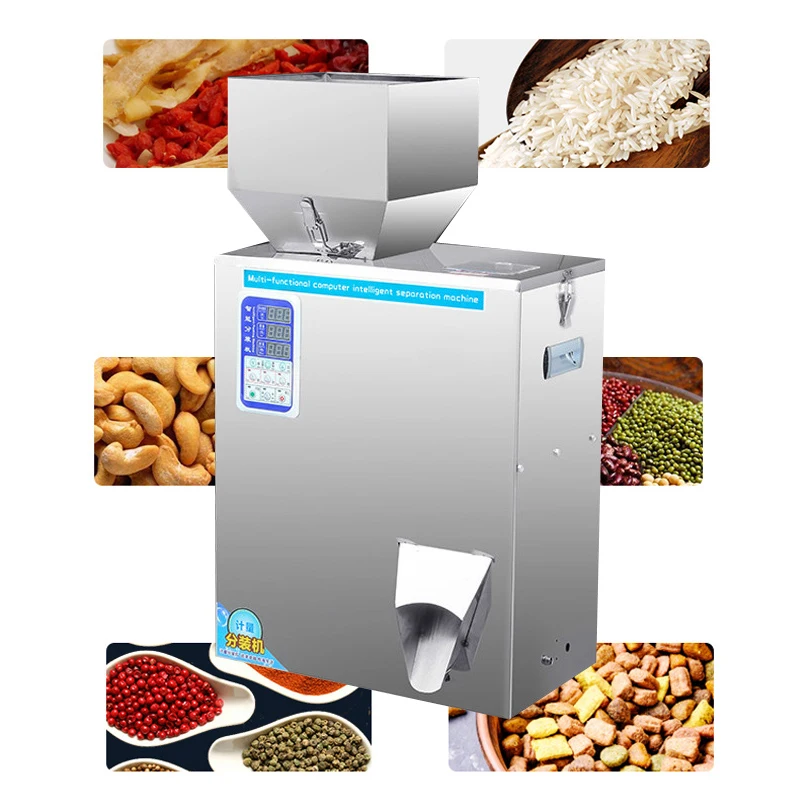 

Intelligent Filling Machine Automatic Weighing Filling Machine For Granule Tea Grain Powder Packing Machine 350W