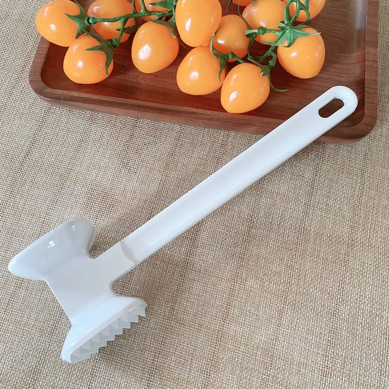 

Double Sided Meat Hammer with Long Handle Meat Tenderizer for Pounding Beef Steak Chicken Pork Aluminum Alloy Kitchen Tool