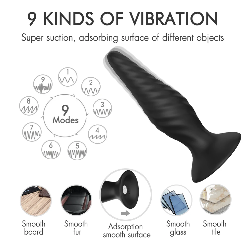 PHANXY Butt Anal Plug Set Dilator Tube Big Huge Sex Toy Vibrator Vibrating Ass Gay Cork Silicone for Man Women Products | Красота и