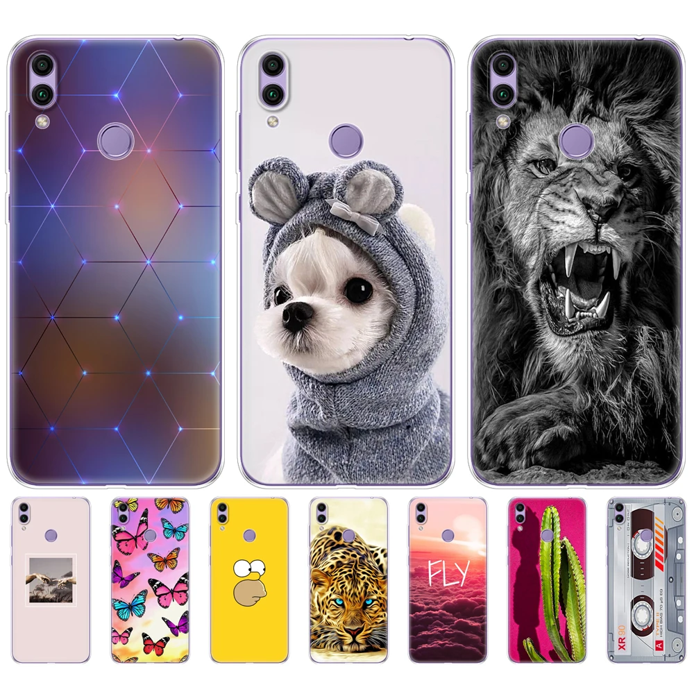 Силиконовый чехол для телефона huawei honor 8C чехлы 6 26 дюйма мягкая задняя крышка из