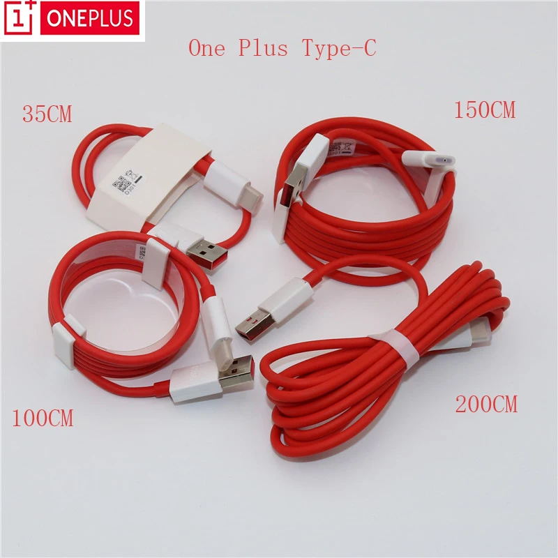 

Original Oneplus Dash Cable 6 6t 5t 5 3t 3 mobile phone Genuine 35cm/100cm/200cm 4a quick fast charger cable for one plus