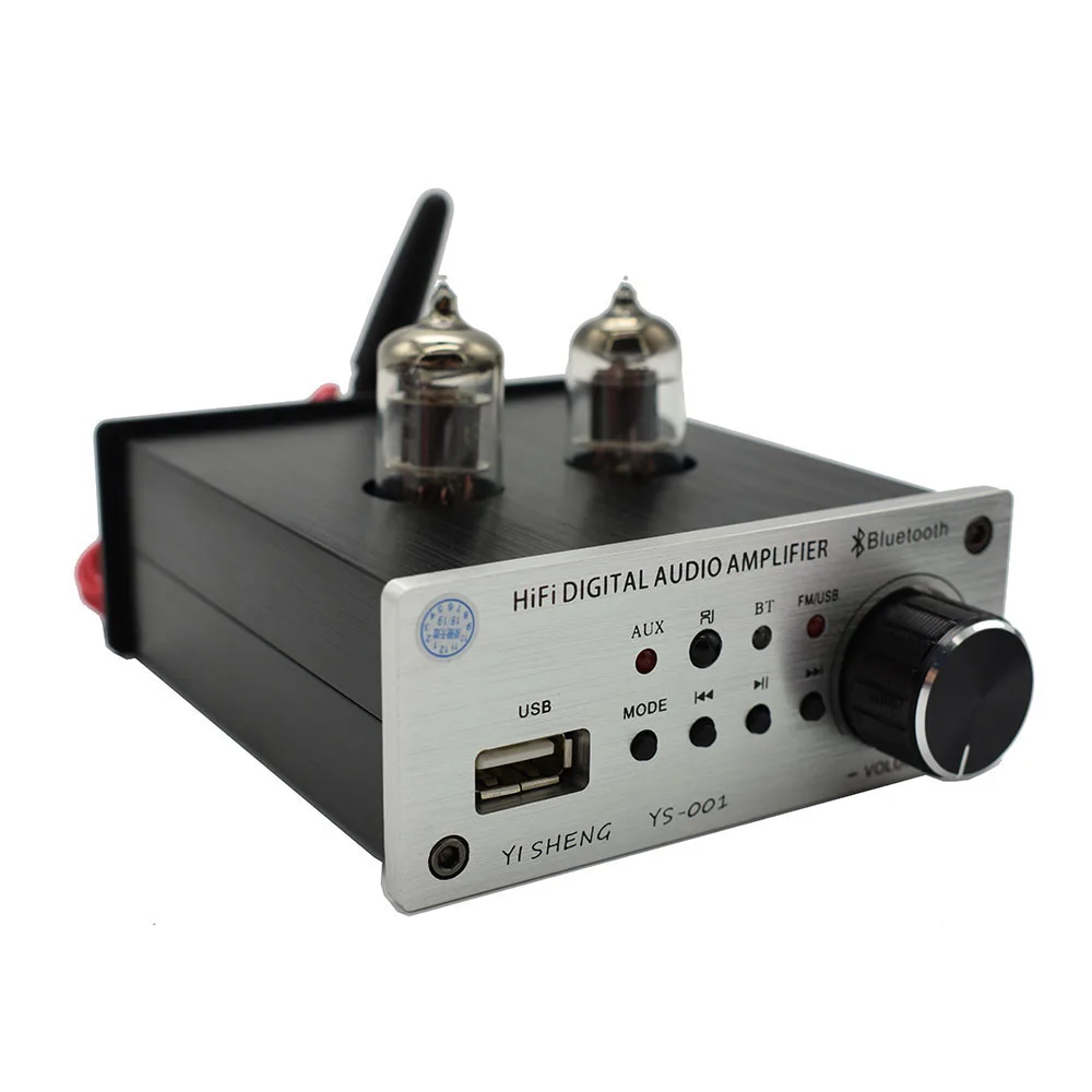 Bluetooth 5 0 трубки 6J3 Hi Fi предусилитель доска U диск AUX вход RCA усилитель с FM радио пульт