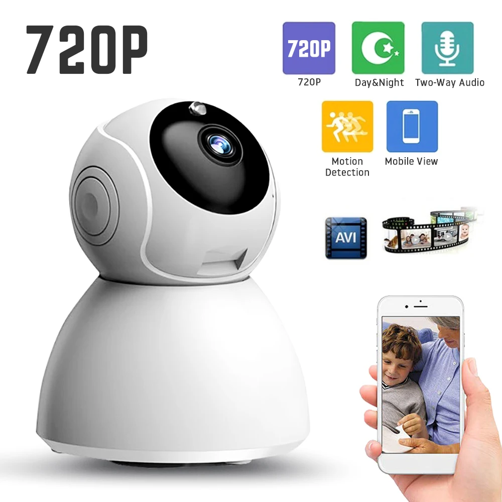 Ip камера 720P WiFi IP Babycam 2 Weg интерком уход за ребенком монитор дома PTZ 110 240 В