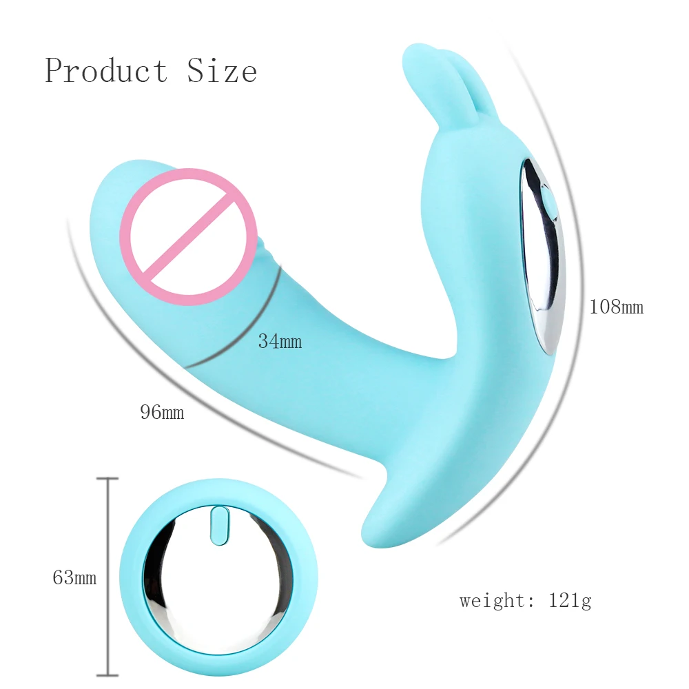 Портативный вибратор с дистанционным управлением женский - Цена: 848,65 руб.