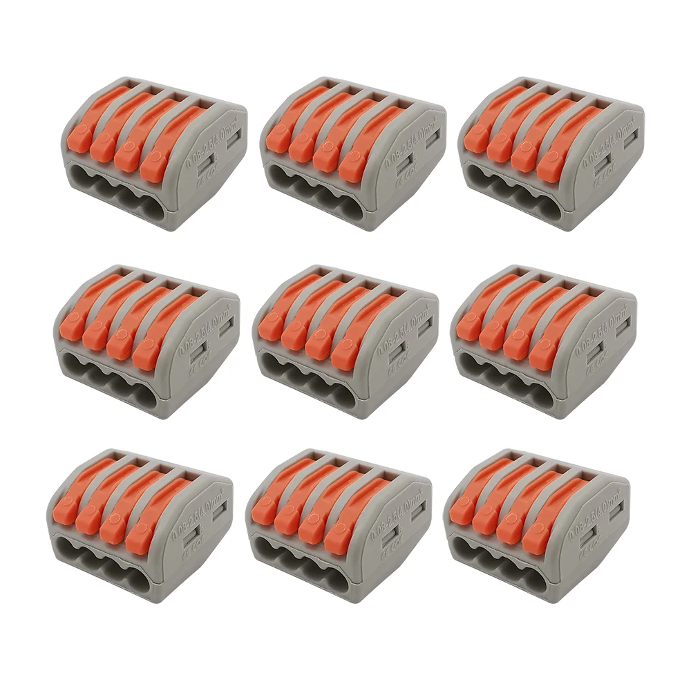 

10 шт., быстроразъемные мини-коннекторы для кабелей
