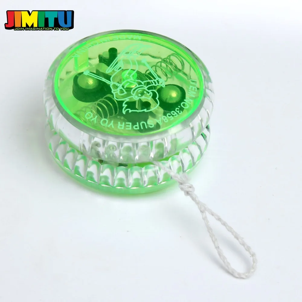 JIMITU детский светодиодный светильник yoyo Trick механизм сцепления детская игрушка скоростной шар Возврат Дети магическое жонглирование игрушка со струной