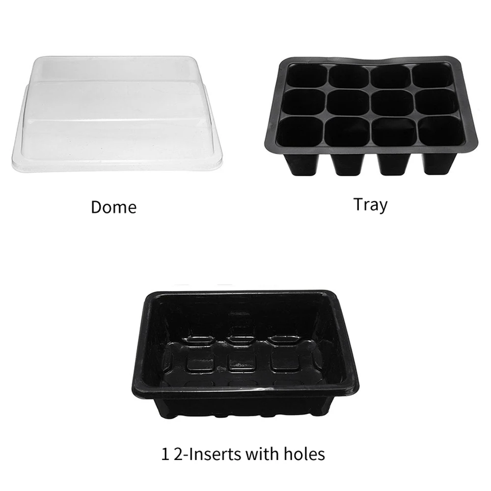 Горшки пластиковые для выращивания садовых растений поддон ящик проращивания с