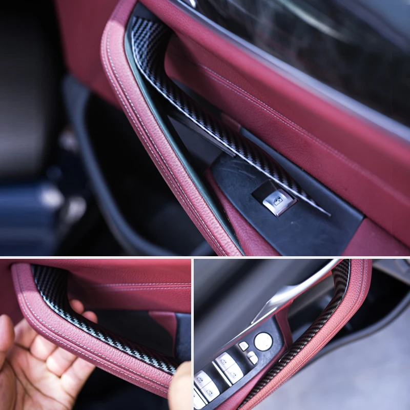 Для BMW 5 Series G30 G38 2018 2019 внутренняя Автомобильная дверная ручка вытяжная крышка