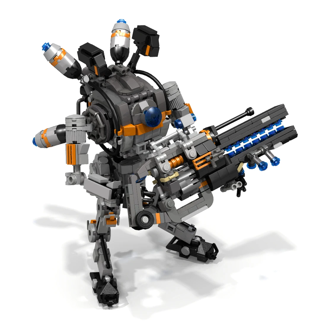 Конструктор STEM MOC Polaris Mecha модель блока с мелкими частицами обучающая игрушка