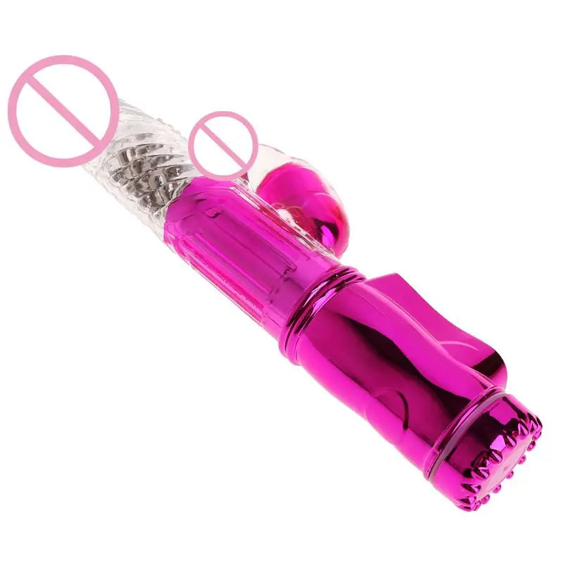 Мощный водонепроницаемый Женский вибрационный Вращающийся Массажер для тела