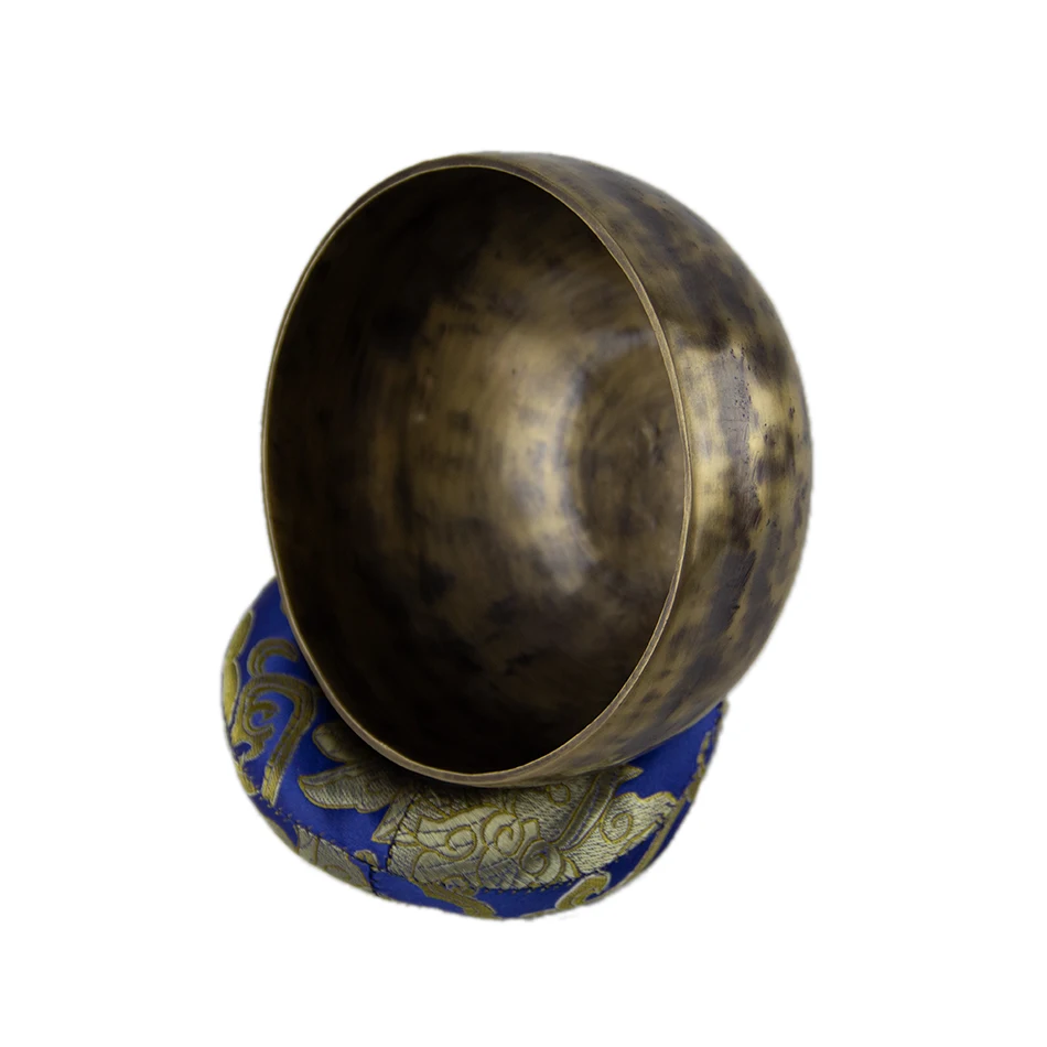 Античные поющие чаши античный дизайн с двойной поверхностью молоток и Йога